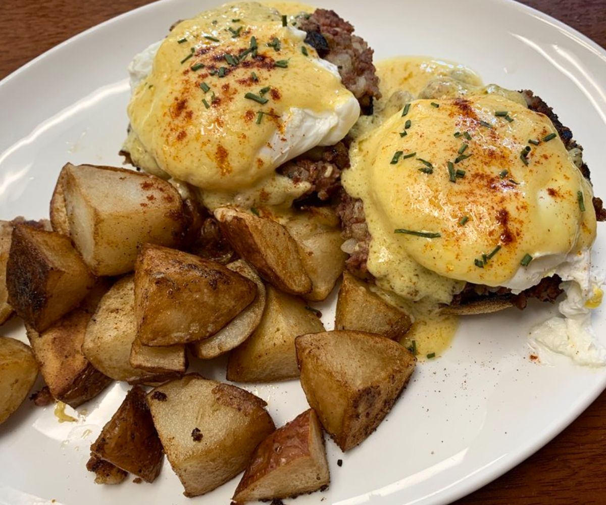 Benedict at Granite Street Breakfast in Quincy, Massachusetts
