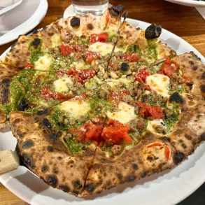 The Mark at Maggie's Farm Wood-Fired Pizza in Iowa City, Iowa