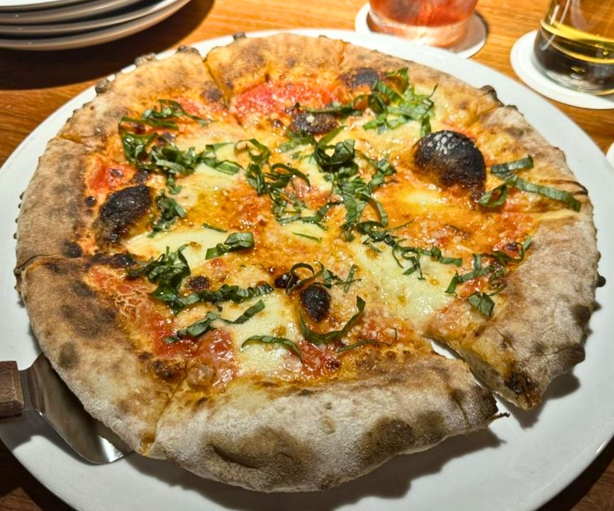 Maggie's Margherita at Maggie's Farm Wood-Fired Pizza in Iowa City, IA