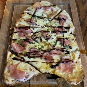 Prosciutto Pizza at Rossetti Restaurant of Lynn in Lynn, MA