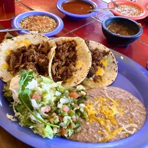 Tacos Estrellas at La Nueva Casita Cafe in Las Cruces, New Mexico