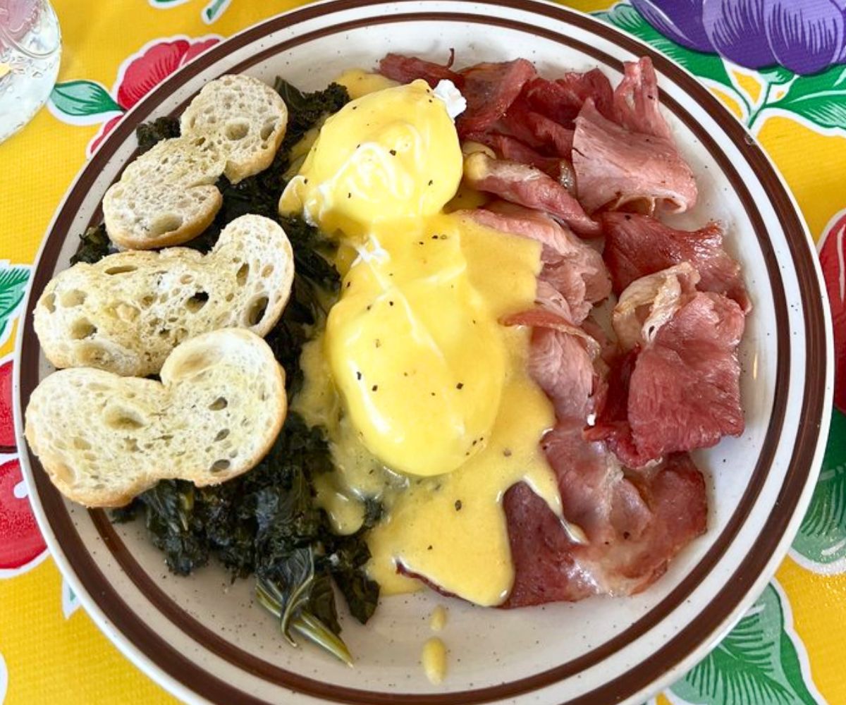 The Root Benny at The Root Cafe in Little Rock, Arkansas