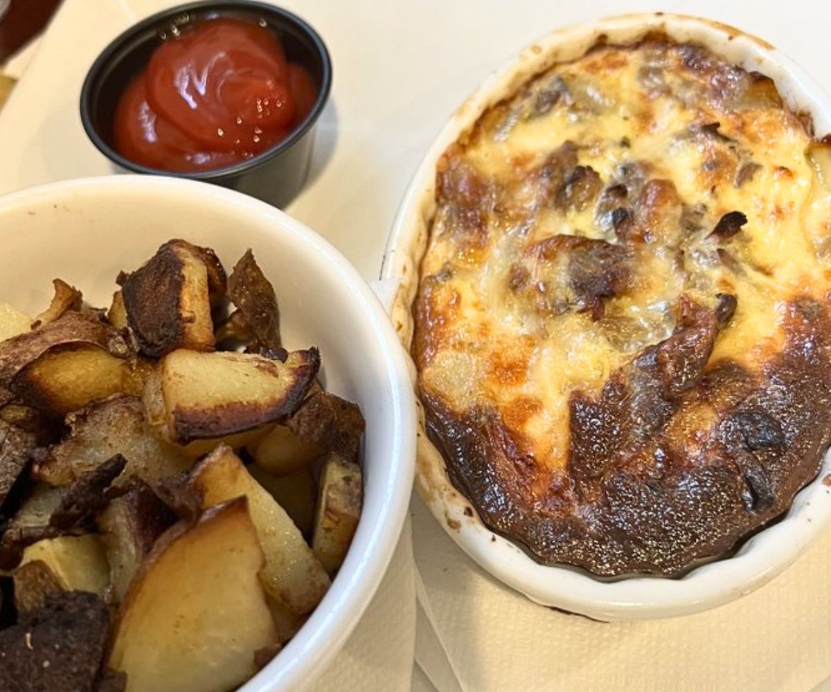 Aunt Barb's Quiche at The People's Kitchen in Bethlehem, Pennsylvania