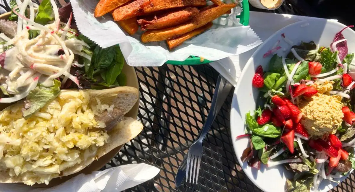 food at The Root Cafe in Little Rock, Arkansas