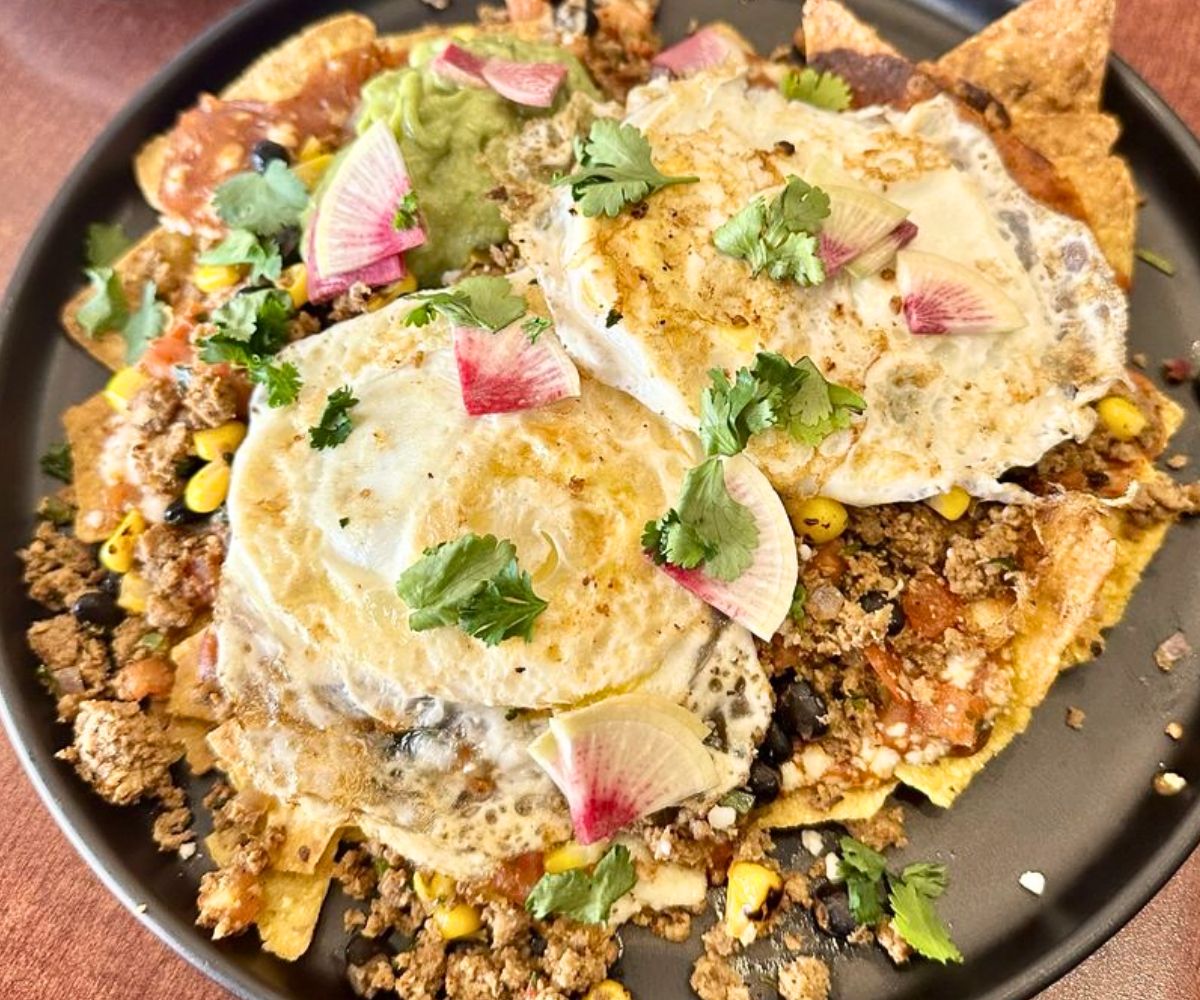 Chilaquiles at Jules' Bistro in St. Cloud, MN