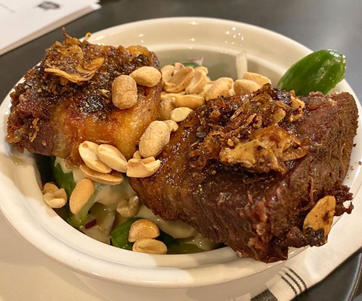 Pork Belly Appetizer at Tolon in Fort Wayne, IN