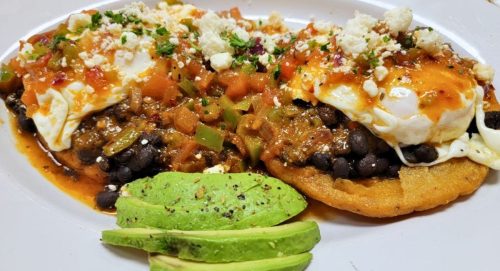 Huevos Rancheros at Gardenia's Cafe in Gaithersburg, Maryland