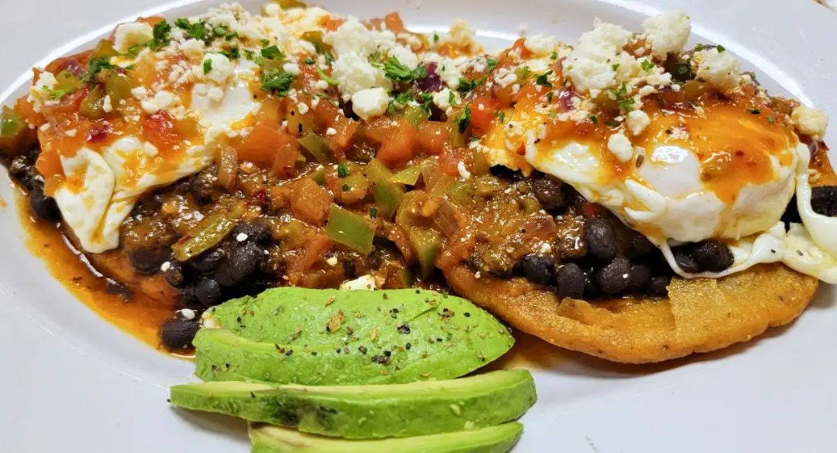Huevos Rancheros at Gardenia's Cafe in Gaithersburg, Maryland