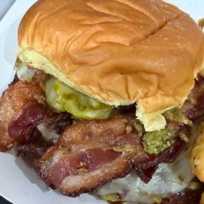 PBJ Burger at Smash'd Burger Bar in Indianapolis, IN