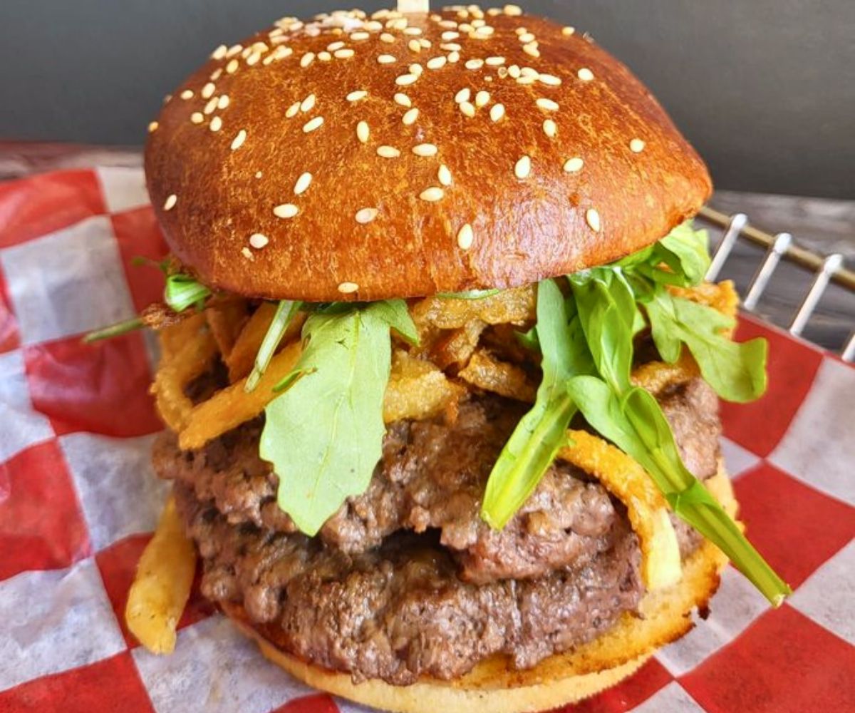 Warbucks Burger at Bad As's Burgers in Orlando, Florida