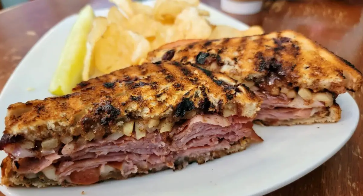 Apple Ham Panini at Jules' Bistro in St. Cloud, Minnesota