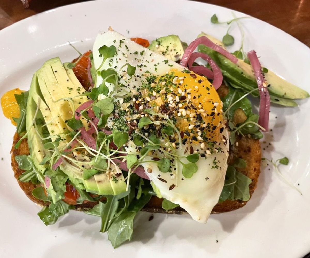 Avocado Toast at Rogue Island Local Kitchen & Bar in Providence, RI