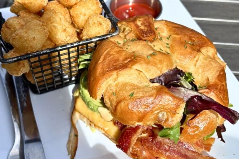 California Croissant Sandwich at The Nest Cafe in Alpharetta, GA