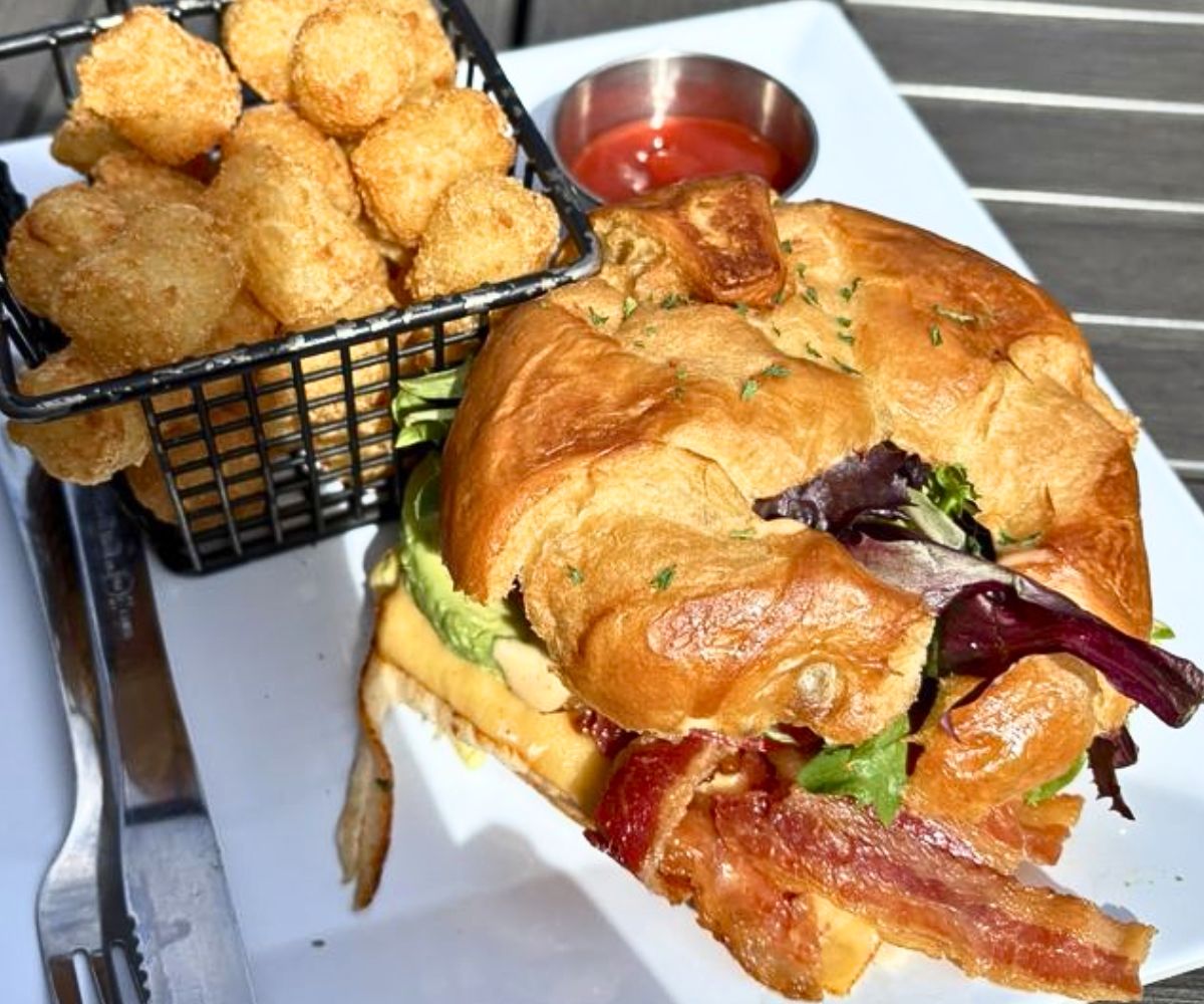 California Croissant Sandwich at The Nest Cafe in Alpharetta, GA