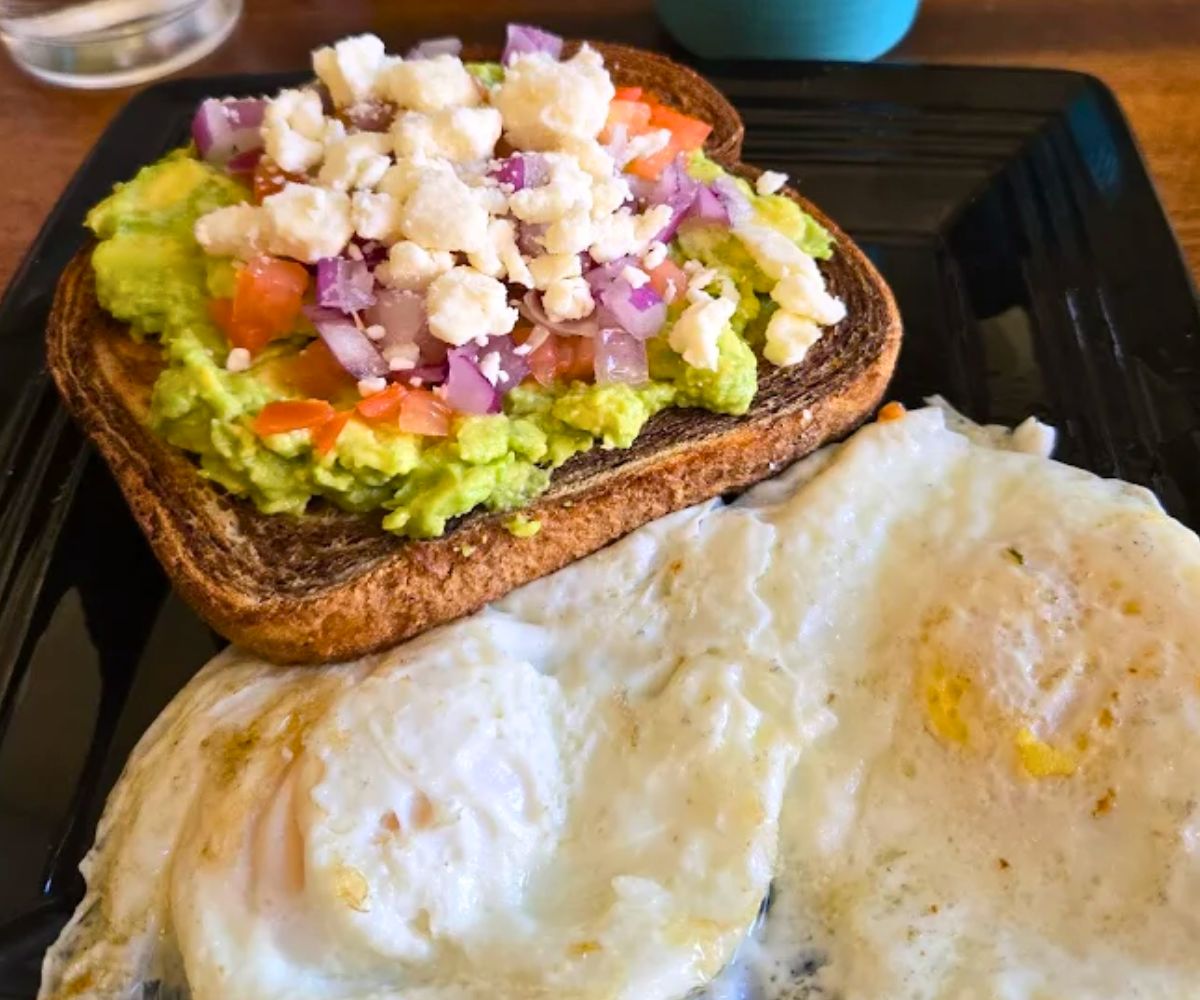 Avocado Toast at Gailey's Breakfast Cafe in Springfield, Missouri