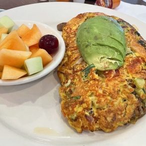Veggie Garden Omelet at Pomegranate Restaurant in Aurora, Illinois