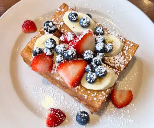 Bavarian French Toast at Pomegranate Restaurant in Aurora, Illinois