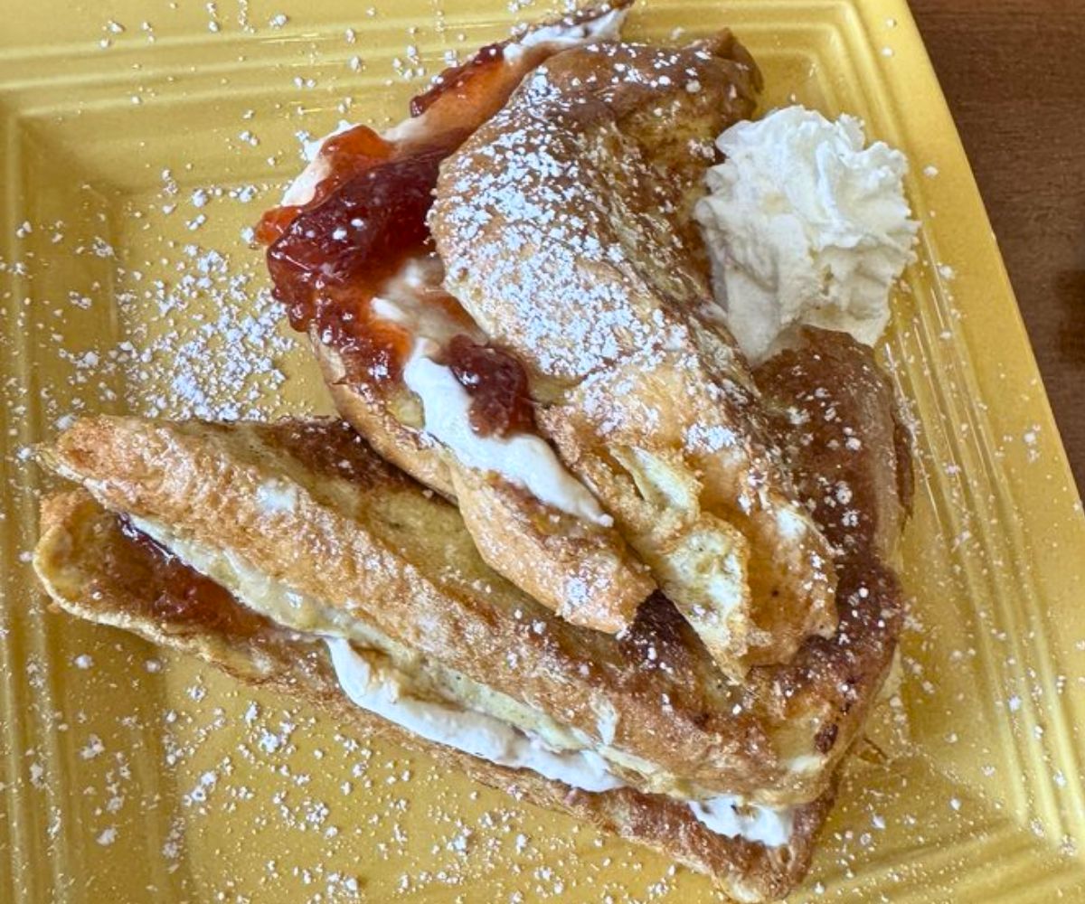 Stuffed French Toast at Gailey's Breakfast Cafe in Springfield, Missouri