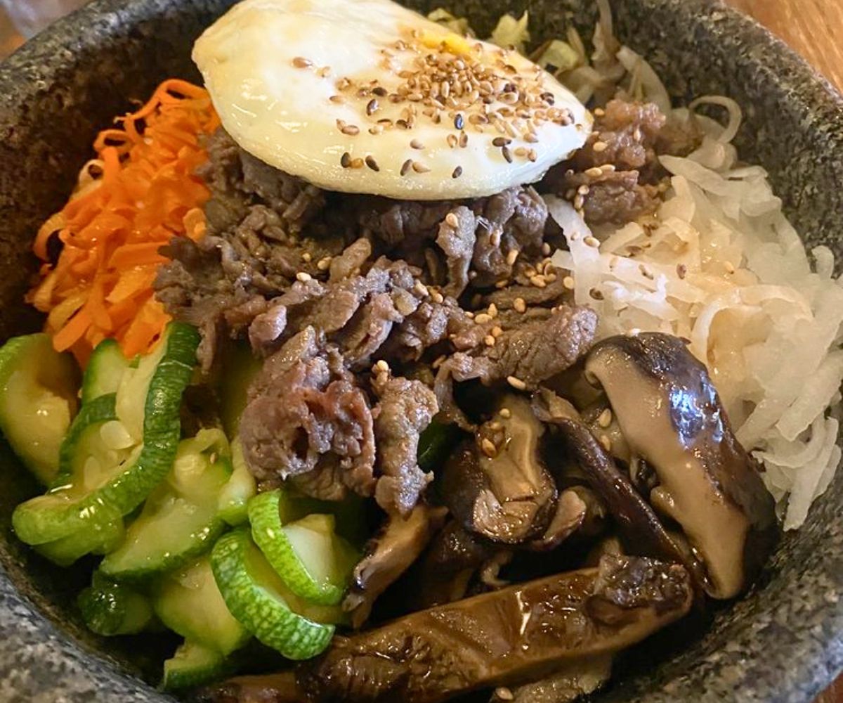 Stone Bowl Bibimbap at 929 Kitchen & Bar in Columbia, South Carolina