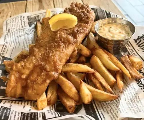 Fish & Chips at The Last Queen in Enon, Ohio