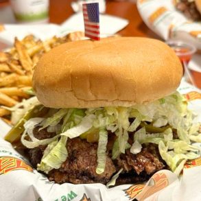 Double Cheeseburger at Tay's Burger Shack in North Kansas City, MO