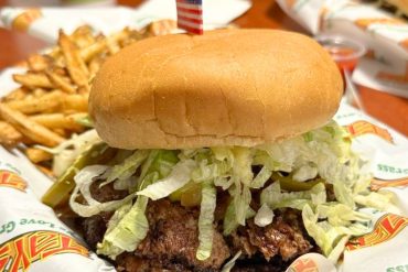 Double Cheeseburger at Tay's Burger Shack in North Kansas City, MO