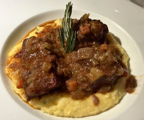Stracotto di Manzo e Polenta at Il Pizzico in Rockville, Maryland