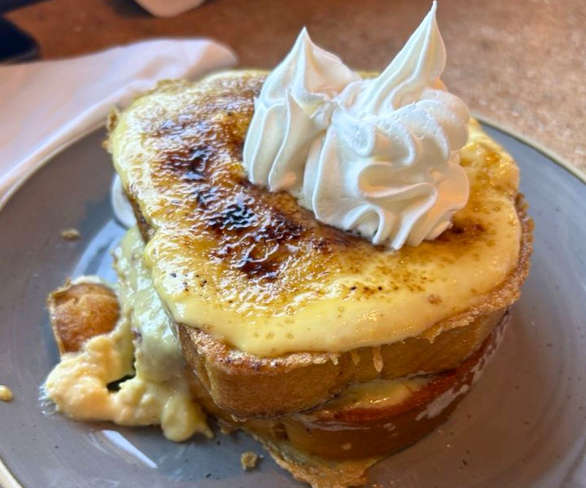 Crème Brûlée French Toast at The Coop in Waukesha, Wisconsin