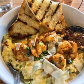 Cheesy Shrimp & Grits at Grit 2C in Caldwell, Idaho