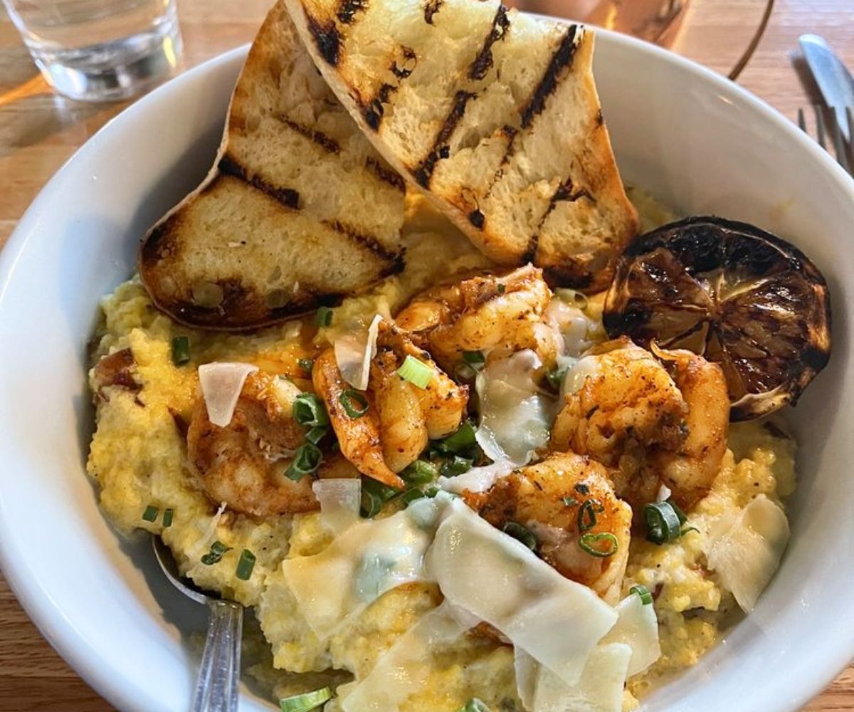 Cheesy Shrimp & Grits at Grit 2C in Caldwell, Idaho