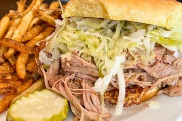 Pulled Pork Sandwich at Tin Kitchen in Weston, Missouri