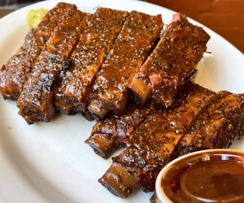 Rack of Ribs at Tin Kitchen in Weston, MO