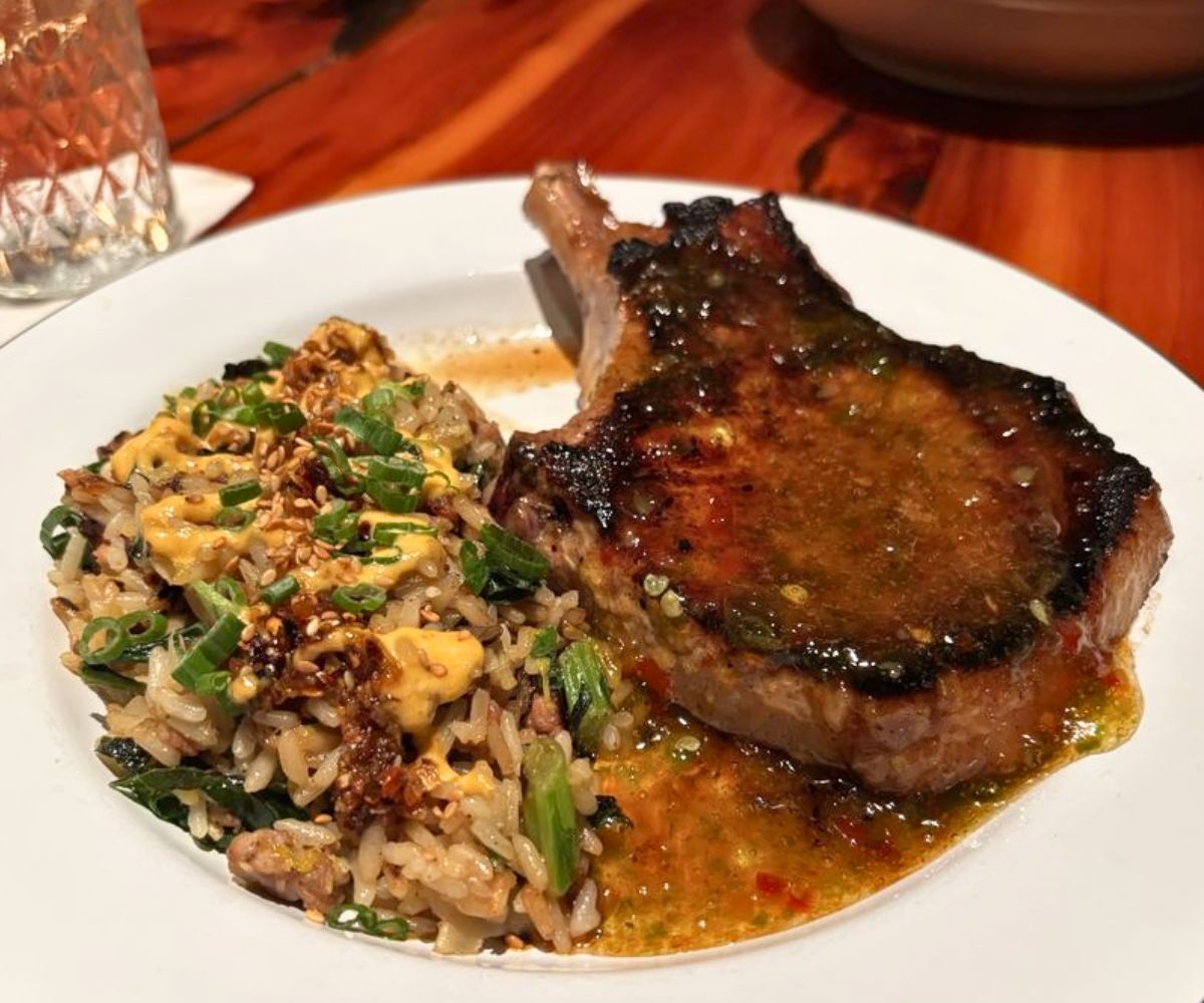 Berkshire Pork Chop at The Hound in Auburn, AL