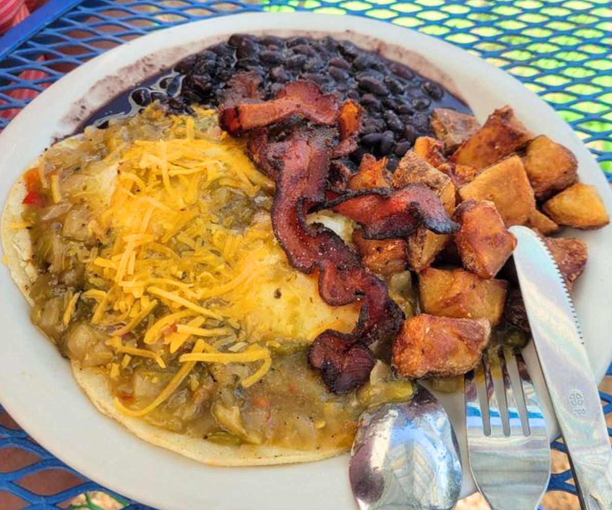 Huevos Rancheros at Girasol Cafe & Bakery in Amarillo, Texas