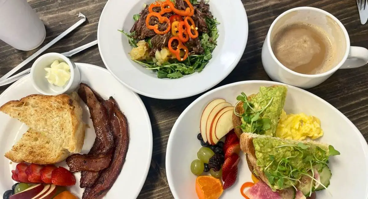 breakfast dishes at Lily and Liam Bistro in Rio Rancho, New Mexico