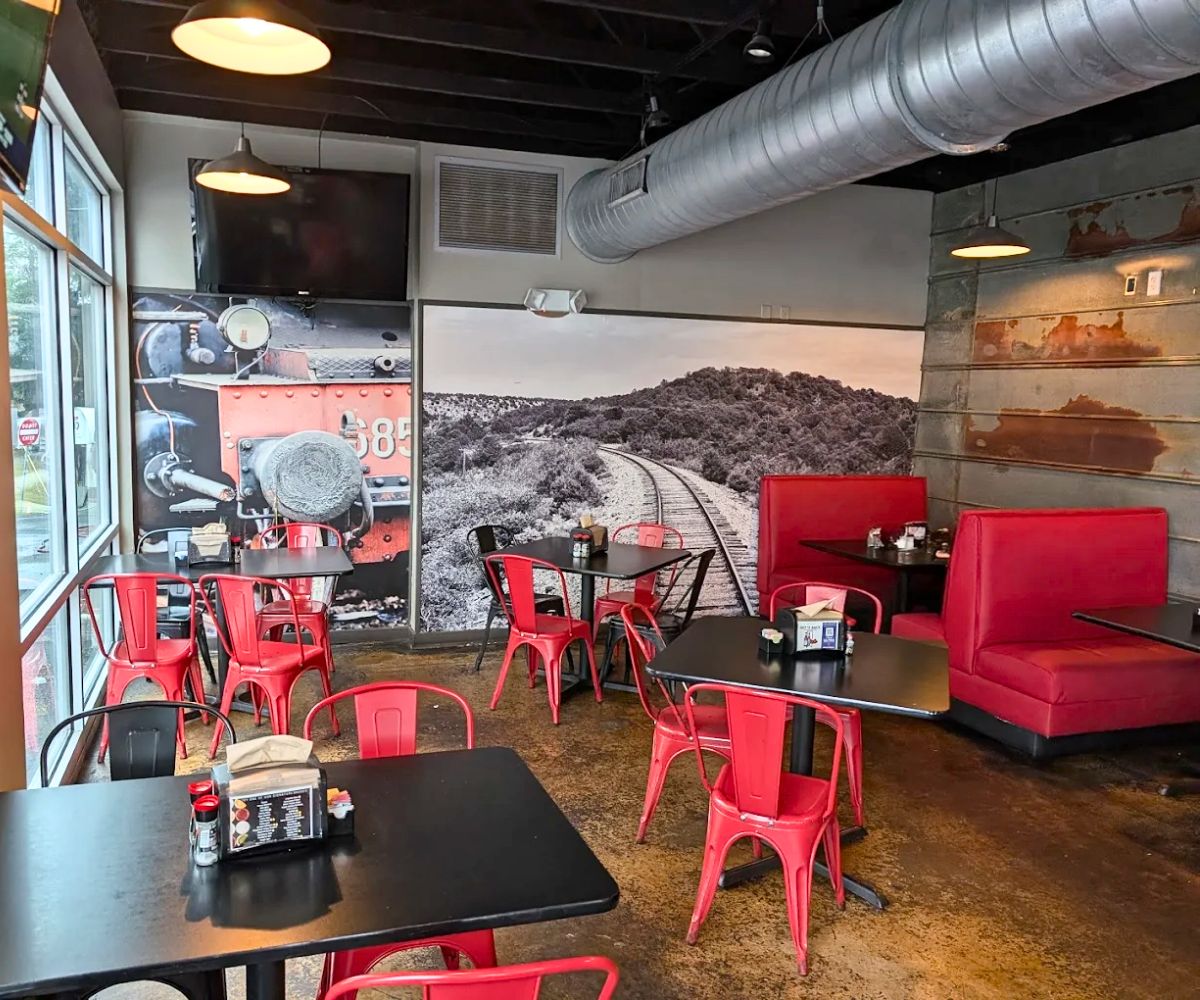 interior of Midtown Caboose in Tallahassee, FL