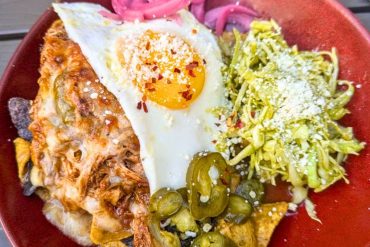 Chilaquiles at Marigold Kitchen in Madison, WI