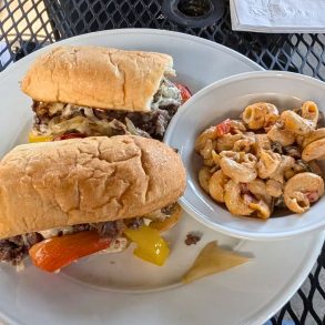 The Real Philly at The Olive Tree Cafe & Catering in Charleston, West Virginia