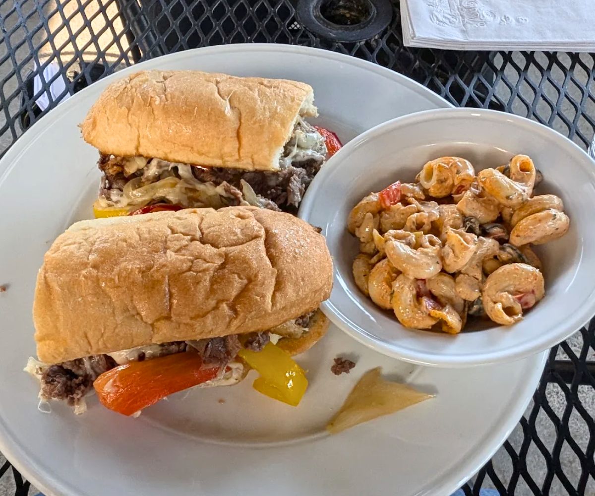 The Real Philly at The Olive Tree Cafe & Catering in Charleston, West Virginia