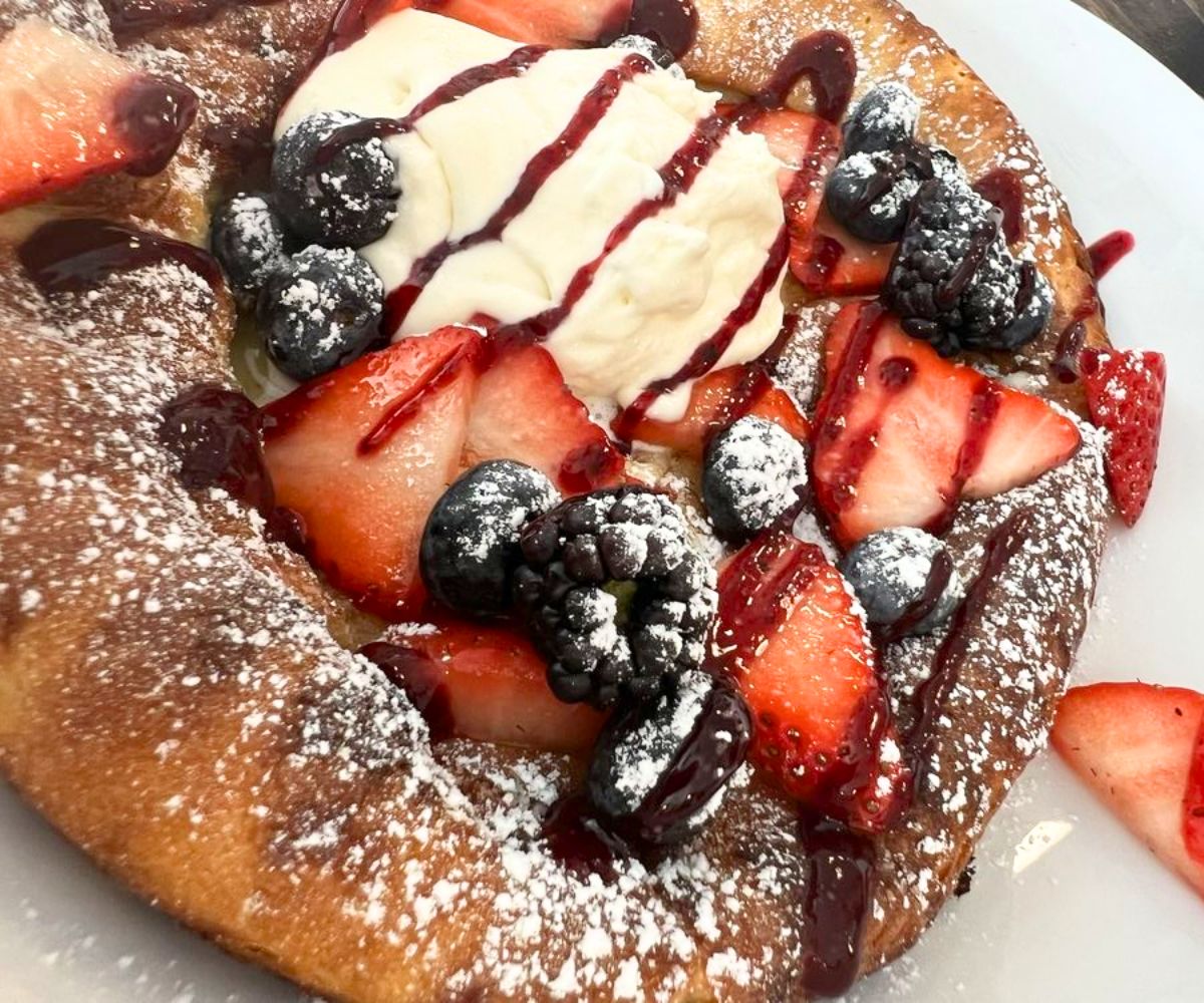 dutch baby at Lily and Liam Bistro in Rio Rancho, New Mexico