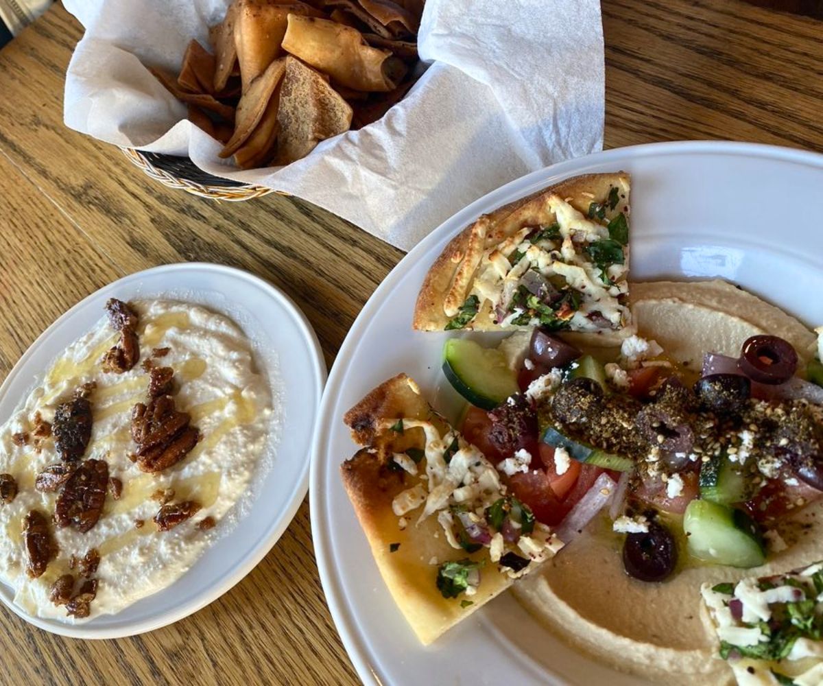 dishes at The Olive Tree Cafe & Catering in Charleston, West Virginia