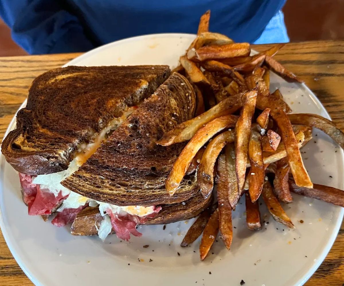 The Legit Reuben at The Olive Tree Cafe & Catering in Charleston, WV