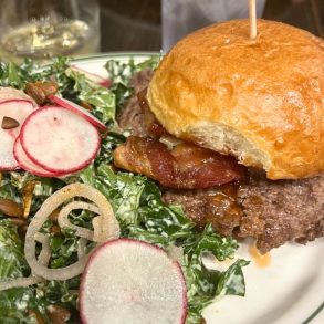 B&B Burger at Grind Burger Kitchen in Louisville, Kentucky