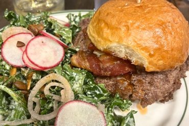 B&B Burger at Grind Burger Kitchen in Louisville, Kentucky