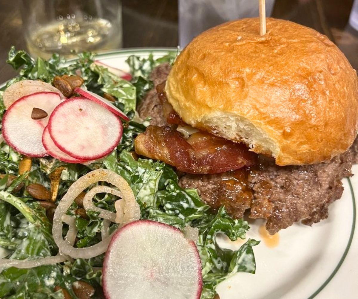 B&B Burger at Grind Burger Kitchen in Louisville, Kentucky