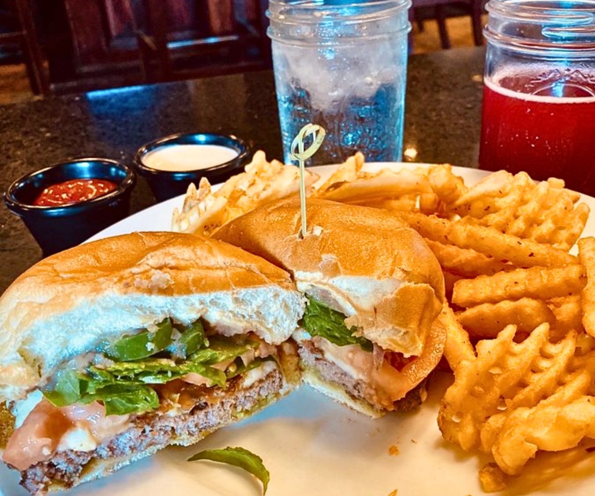 California Dreamin' Burger at LeadBelly in Lincoln, Nebraska