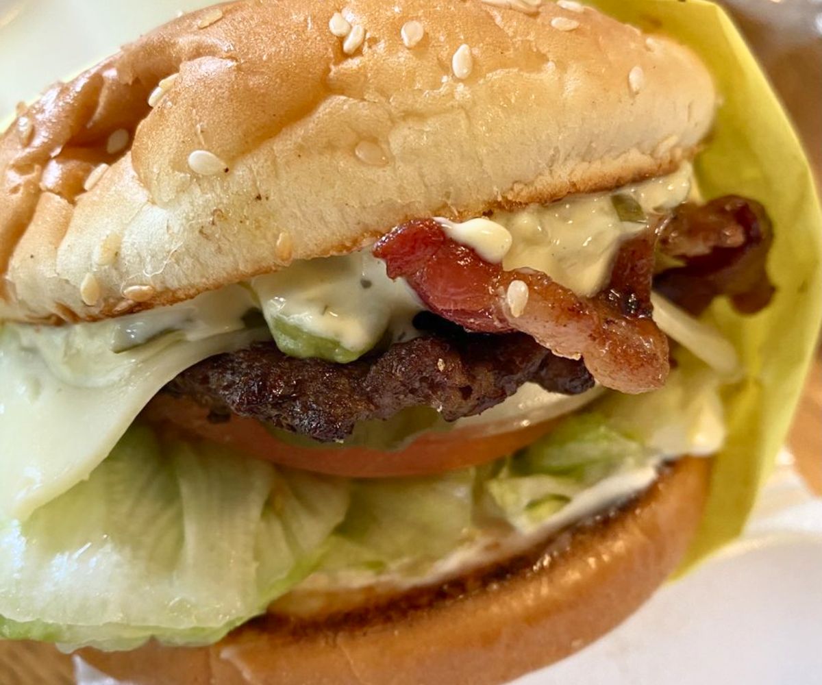 California Burger at Burger Express in Federal Way, Washington
