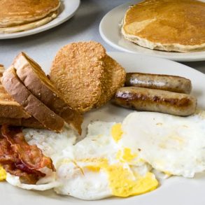 Hungry Man's Breakfast at Suzie's Diner in Hudson, NH