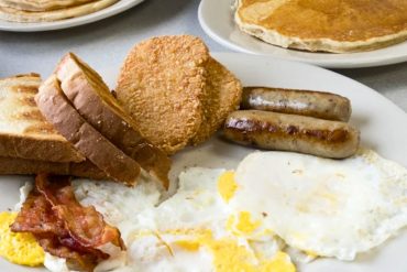 Hungry Man's Breakfast at Suzie's Diner in Hudson, NH