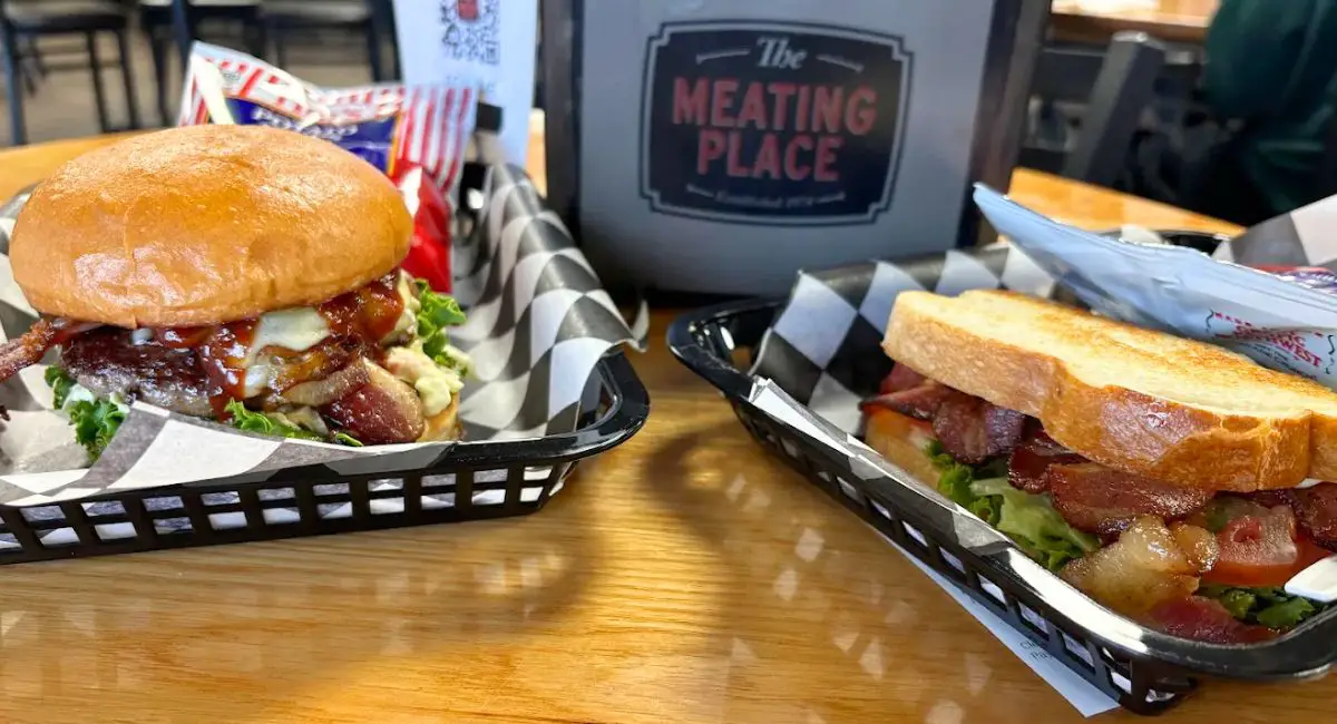 food at The Meating Place Cafe in Hillsboro, OR